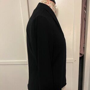 Black silk dress Shirt - Women